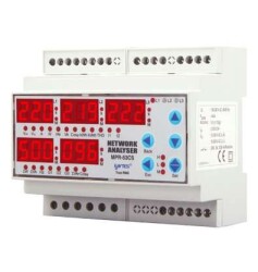 MPR-53CS-DIN ; CT-25 A. Trafo Girişli MPR 5 Serisi Analizör - 1